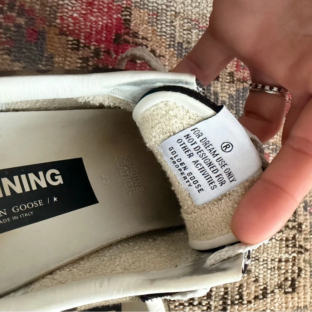 Golden Goose Camouflage, Black & Gold Star Running Sneakers - Picture 5 of 6